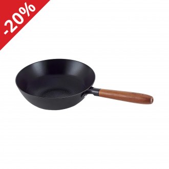 Tigaie wok ceramica non-aderenta, 24 cm, Mandala - BEKA